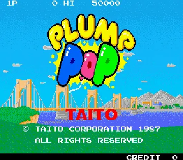 Plump Pop (Japan) screen shot title